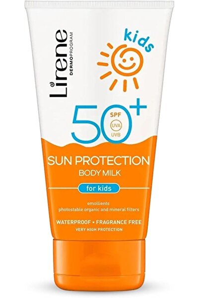 Lirene حليب الجسم الواقي من الشمس للأطفال، بعامل حماية من الشمس 30 | مقاوم لل...