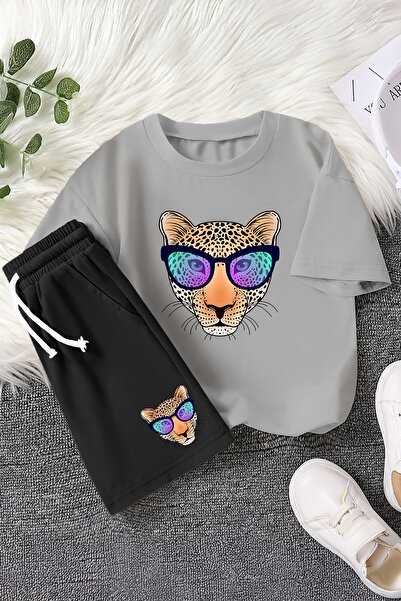 MYADA Nove sezone cool naočare Sa leopard printom 2-dijelni dečiji set 23457