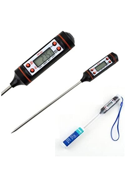 KDROĞLU plamystical Gıda Termometresi Dijital Sıcaklık Derece Kutulu Et Süt M...