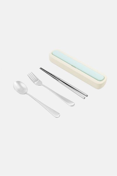YOTO Travel Cutlery Set, Silver