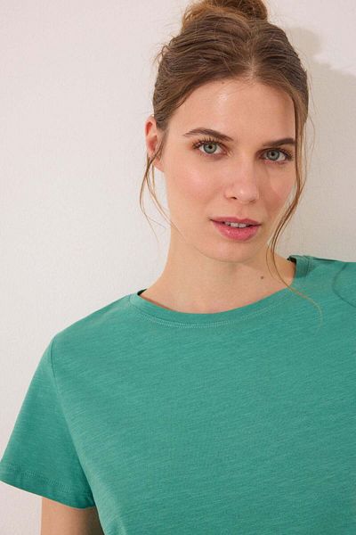 Women'secret Green short sleeve T-shirt