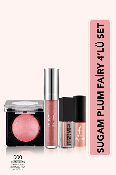 Flormar Suger Plum Fairy 4'lü Makyaj Seti