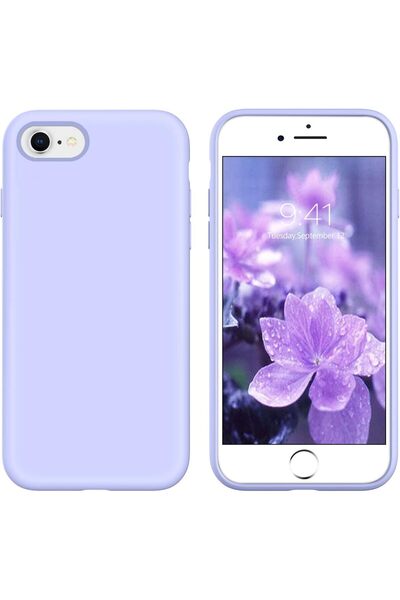 izzytech حافظة سيليكون لهاتف iPhone SE، حافظة هاتف متوافقة مع iPhone 7/8 مع ب...