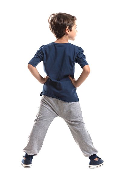 Denokids Pohodlný chlapecký set trička a kalhot - myslím to vážně