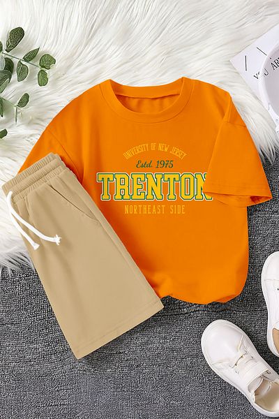 MYADA Premium Trenton City Printed 2-Piece Children's Set 22943