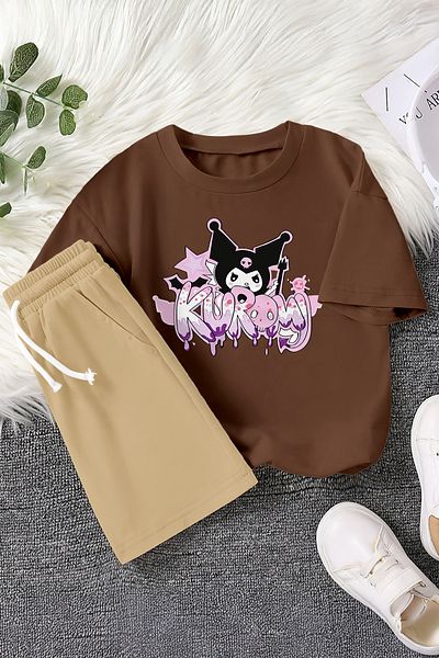 MYADA Детски комплект от 2 части с цветни графити и куроми, 23408