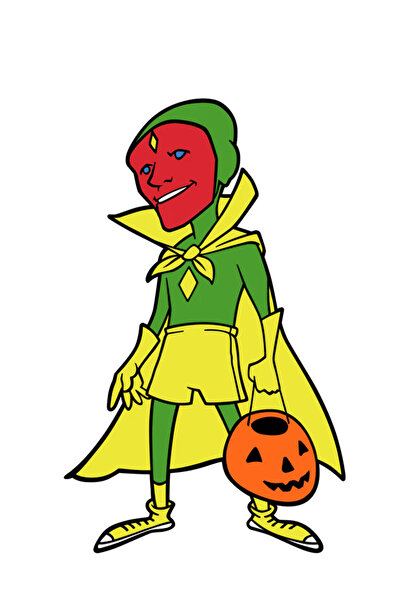 Figpin رؤية (692) دبوس تجميع مارفل واندا فيجن