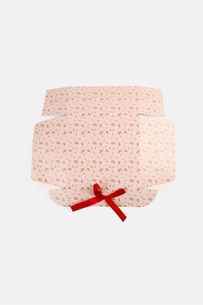 Muy Mucho 1 Pc Printed Small Folding Box, Old Rose