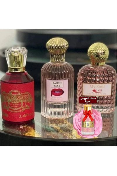VERY Set of 3 romantic pheromone perfumes 100ml