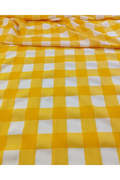 Kumaş Parça Κίτρινο Ecru Viscose Elastane Ύφανση - 140 cm