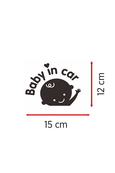 MIGNATIS Baby In Car - Autocolante pentru parbriz auto Camioane