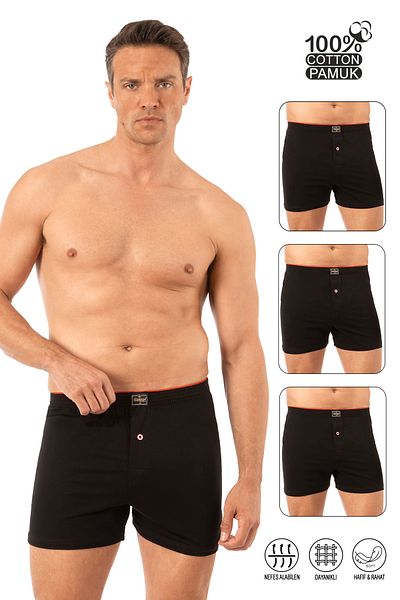 ÖZKAN underwear Ανδρικό 3'er Cotton Classic Boxer Özkan 0041