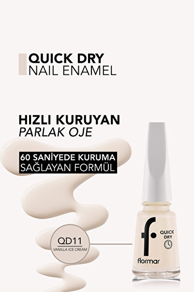 Flormar Quick Dry Nail Enamel Qd11
