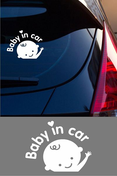 MIGNATIS Baby In Car - Autocolante pentru parbriz auto Camioane