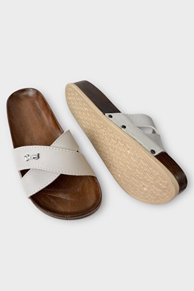 Liger Women's Orthopedic Summer Daily Slippers Home Beach Vacation Work Slippers Gray