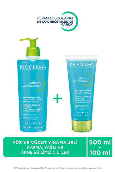Bioderma Sebium Köpük Jel Karma Yağlı Ve Eğilimli Ciltler Yüz Temizleme Jeli ...