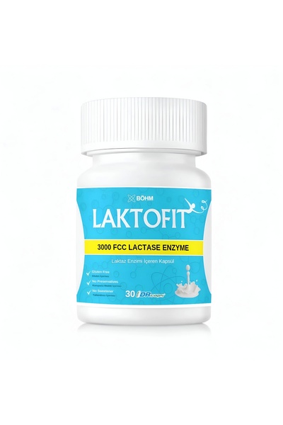 BÖHM Laktofit Laktaz Enzim 300 mg 30 Kapsül