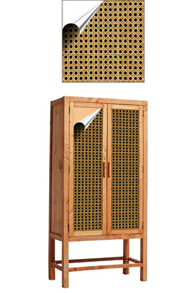 Baskı Madeni Hazeran Hasir Desenli̇ Yapişkanli Folyo (el Sanatlari, Dekorasyon Ve Kaplama Içi̇n)