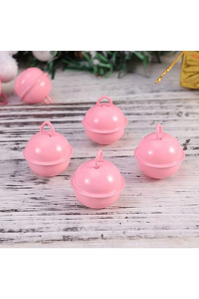 OZN AKSESUAR Pink Color Handle Bell, Bell, Leash Bell, Amigurumi Bell 20 mm (20 Pieces)