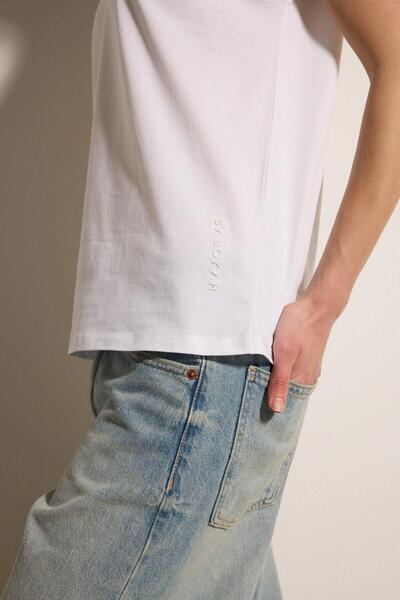 BABOKAH V Yaka Basic Comfort Fit Kısa Kol T-shirt