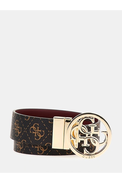 Guess NOELLE ADJ & REV PANT BELT H35 Curea maro pentru femei BW9166P4235-BNL