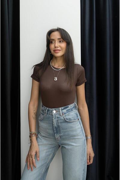 Havoş Καφέ κοντομάνικη μπλούζα Bologna