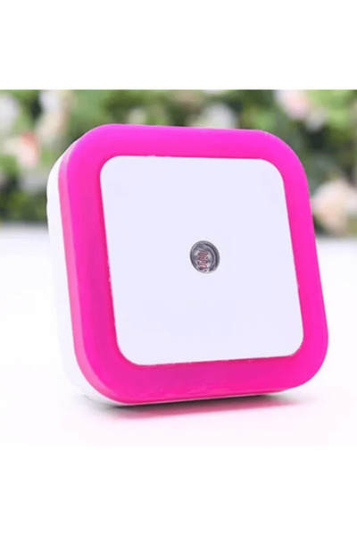 Cata Ct-9500 Priz Sistemli Fotoselli Ledli Sensörlü Gece Lambası Pembe Renk