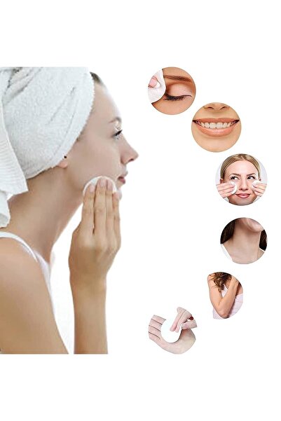 SB SizinBazar 5 Adet Yeniden Kullanılabilir Tonik Sürme Pamuğu - Yıkanabilir Makyaj Ve Yüz Temizleme Pamuğu