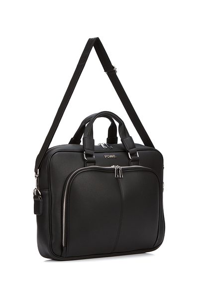 Fossil 2024 Unisex Μαύρη Τσάντα Laptop - Χαρτοφύλακας με ιμάντα ώμου