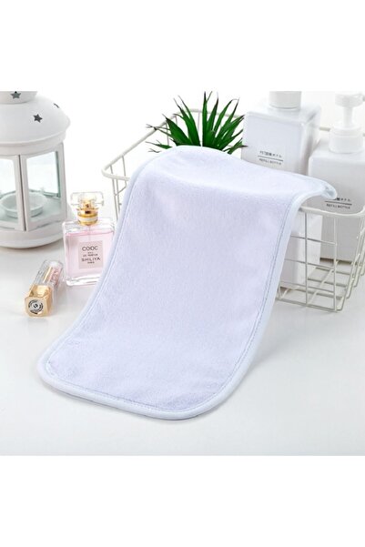 SB SizinBazar 2 Adet Beyaz Yıkanabilir Makyaj Temizleme Havlusu - Makyaj Ve Y...