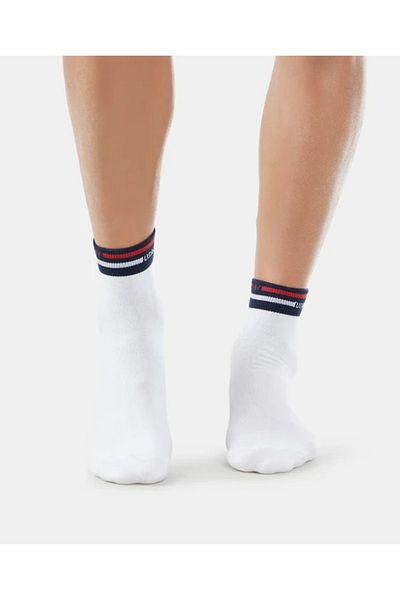 JOCKEY USA Originals Ankle Socks 7002-01 White for Men