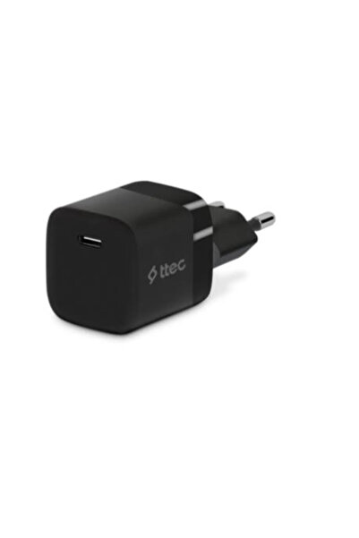 Ttec SmartCharger 30W PD USB-C Seyahat Hızlı Şarj Aleti Siyah