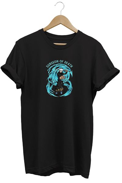 remonz Μπλουζάκι One Piece Law με κοντό μανίκι βαμβακερό λαιμόκοψη