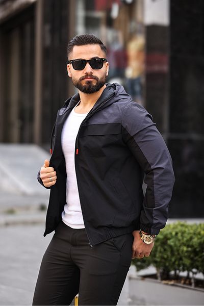 LOES MOMENT New Season Men's Double Color Raincoat