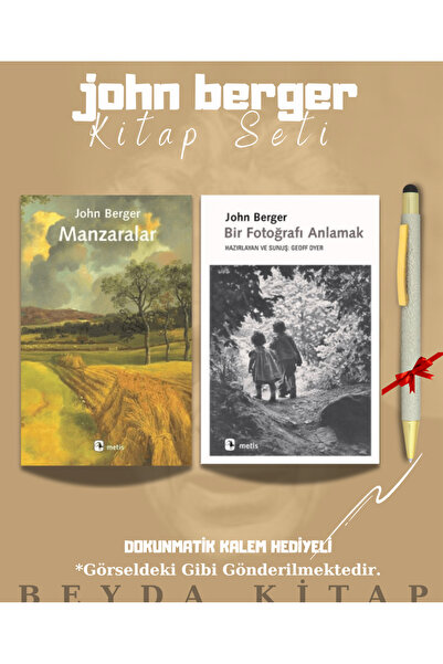 Metis Yayınları Manzaralar - Bir Fotoğrafı Anlamak - John Berger - Kalem Hedi...