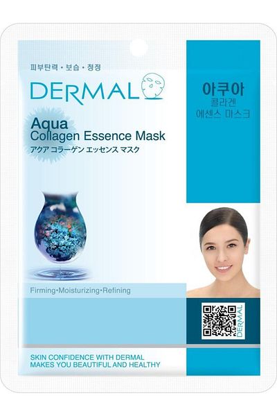Dermal Firming, Moisturizing, Purifying Aqua Collagen Mask 23gr