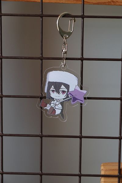 Akumastik Fyodor Dostoevsky 5cm Acrylic Anime Accessory Keychain Bag Ornament