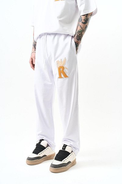 Respire Ανδρικό R Logo Elefant Ropa - Φαρδύ αθλητικό παντελόνι - Six White