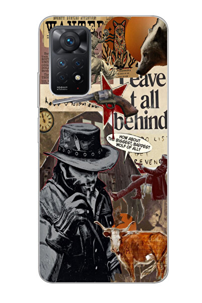 moonset Xiaomi Redmi Note 11 Pro/Note 12 Pro 4G Uyumlu Kovboy Tasarımlı Baskı...