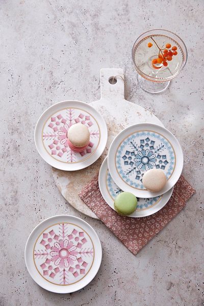 Kütahya Porselen 4 Pieces 15 cm Moderna Cake Plate Chirpy