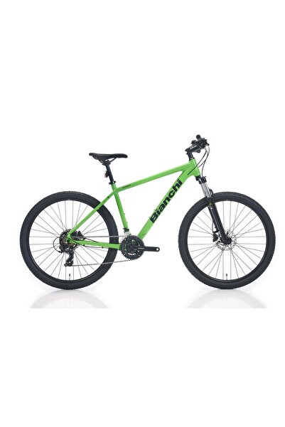 Bianchi ALU MAGMA 380H 27.3 TOURNEY 3X7SP HD /4L YS7449 GREEN - YS728 BLACK GLOSSY