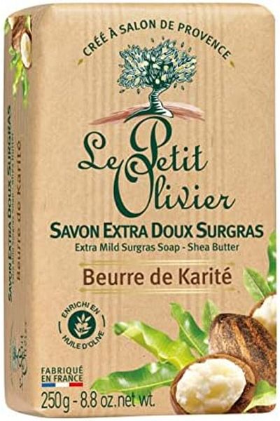Le Petit Olivier صابونة سورجراس خفيفة للغاية مع زبدة الشيا، 250 جم