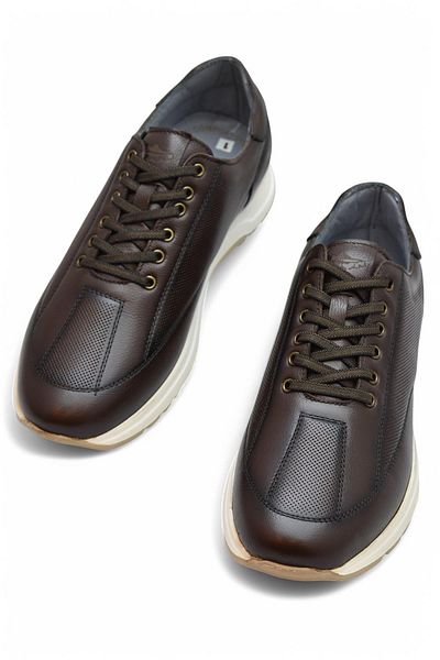 ISPARTALILAR Tab5366 Orthopedic Sole Genuine Leather Men's Shoes Casual Sports Classic Men's Shoes