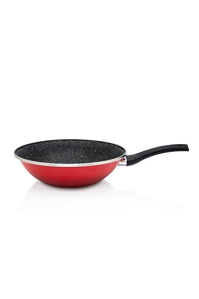 Metalac Wok 3.5l Granit Induction rosu Metalac, email, 28cm, 3.5l