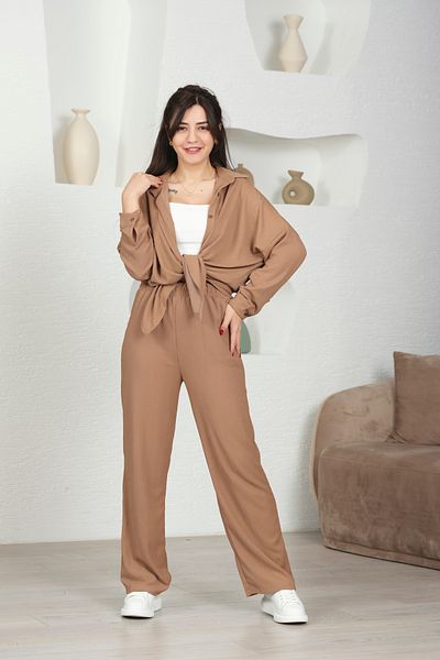 Devesta Moda Shirt Kit - Krinkil High Cotton Lycra Bottom-Top Daywear - Night Sweatpants Kit