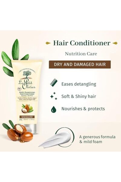Le Petit Olivier Le Petit Olivier Olive, Shea & Argan Oil Conditioner For Damaged Hair, 200 Ml