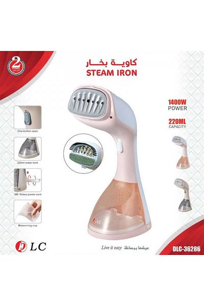 DLC Handheld Garment Steamer - 1400W - Pink - 36286