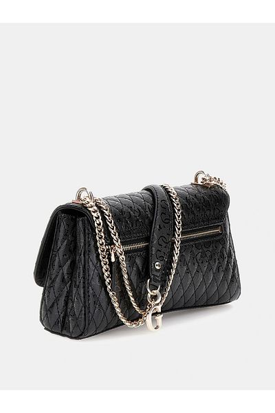 Guess حقيبة كروس نسائية سوداء قابلة للتحويل من Betula Xbody Hwgg9626210-bla