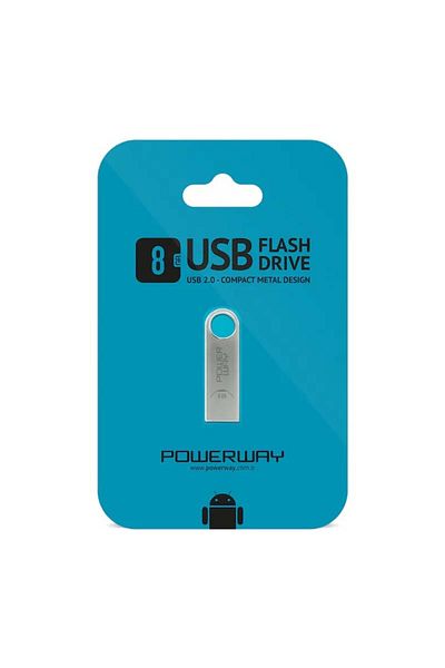 Modafiks 8 Gb Metal USB 2.0 Flash Memory (5122)