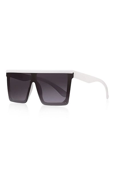MACERATİ Tıag Black-White Unisex Sunglasses
